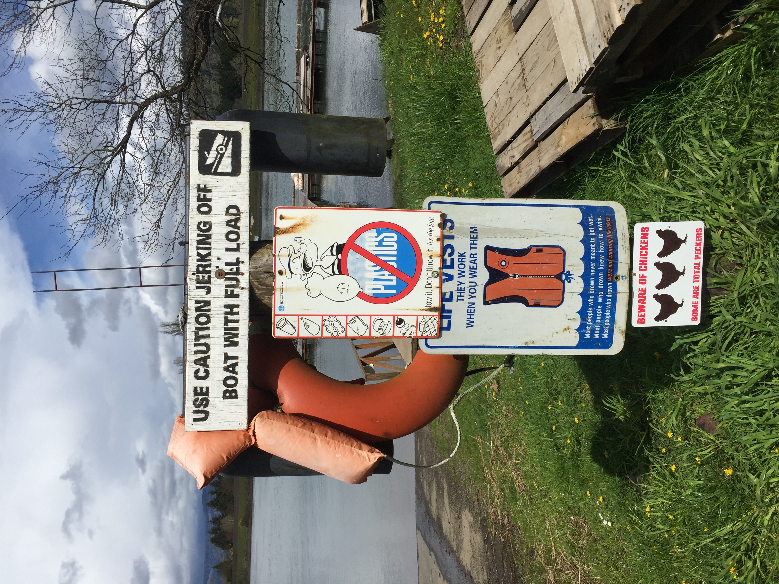 Pekin Ferry on the Lewis River boat ramp + camping Estuary Partnership